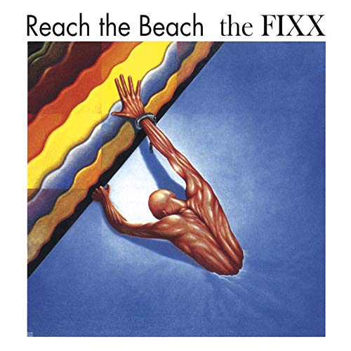 CD cover: abstract image of a man reaching toward colorful waves.