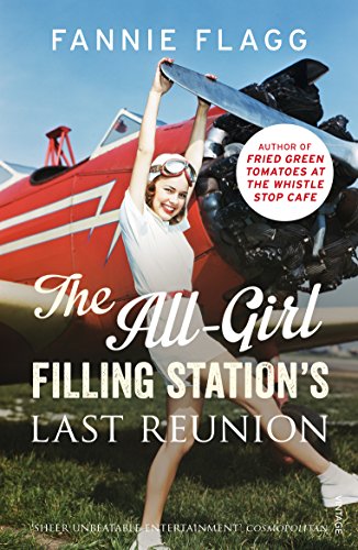 Book cover: woman in vintage flight attire with a red airplane.