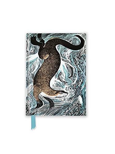 Pocket journal featuring an Angela Harding illustration of an otter swimming among stylized fish.