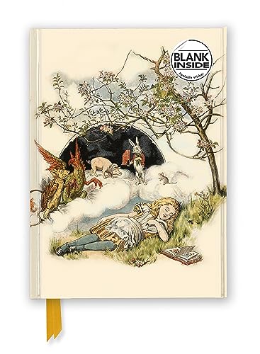 Journal cover depicting Alice asleep under a tree with fantastical creatures.