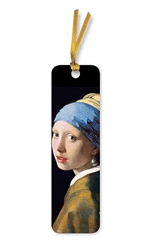 Bookmark featuring Vermeer’s “Girl with a Pearl Earring” painting.