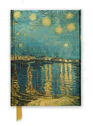 A hardback book cover featuring Van Gogh's Starry Night Over the Rhône painting.