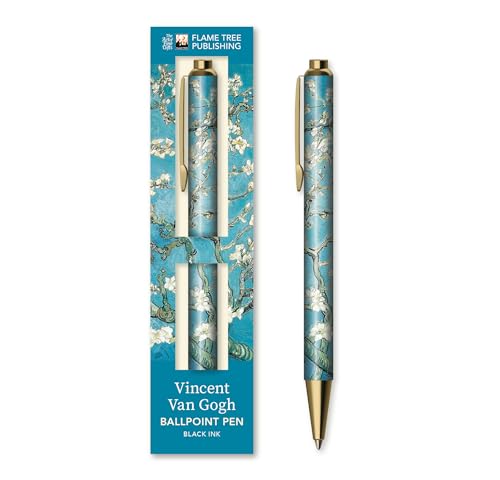 Ballpoint pen with Van Gogh’s “Almond Blossom” painting design, in box.