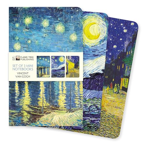 Set of three small notebooks featuring Van Gogh’s paintings.