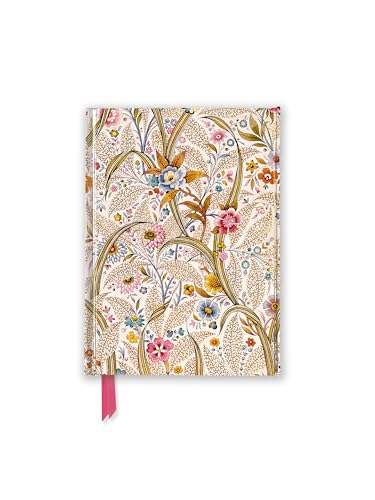 Floral patterned pocket journal with a pink ribbon bookmark.