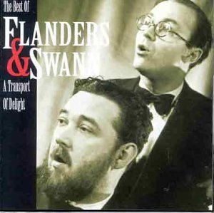 CD cover featuring two men in suits, Flanders & Swann, singing.