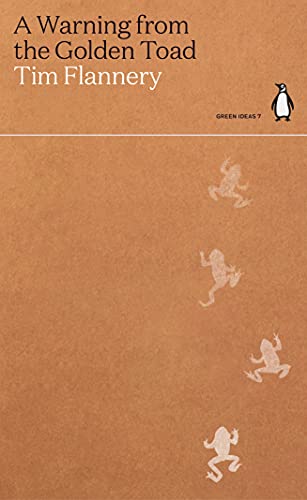Book cover: orange background, white toad silhouettes, penguin logo.