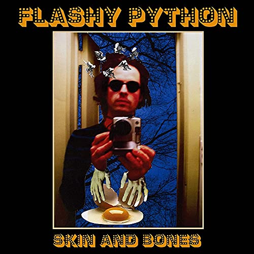 CD cover: man with camera, skeletal hands, and butterflies, dark background.