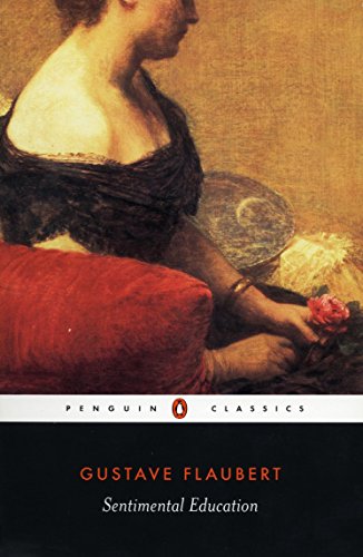 Book cover of Sentimental Education by Gustave Flaubert featuring a painting of a woman.