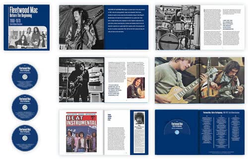 CD packaging for Fleetwood Mac's "Before The Beginning" live album, 1968-70.