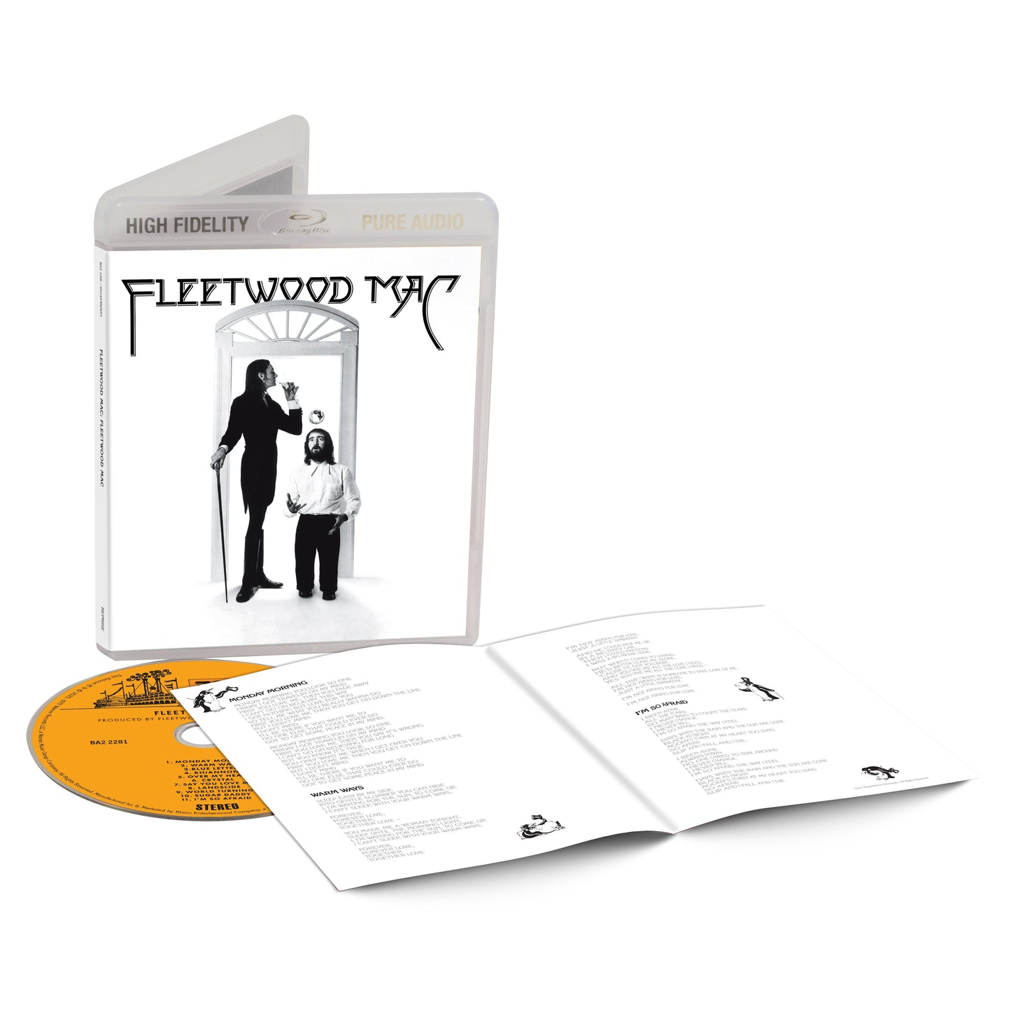 Fleetwood Mac Blu-ray case with album artwork and included booklet/CD.