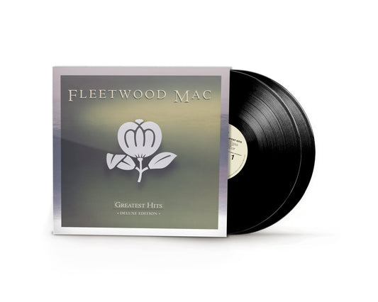 Fleetwood Mac “Greatest Hits” deluxe vinyl record with floral cover art.
