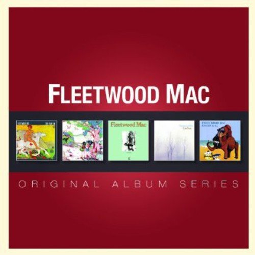 Red box set cover with "FLEETWOOD MAC" and five album covers displayed.