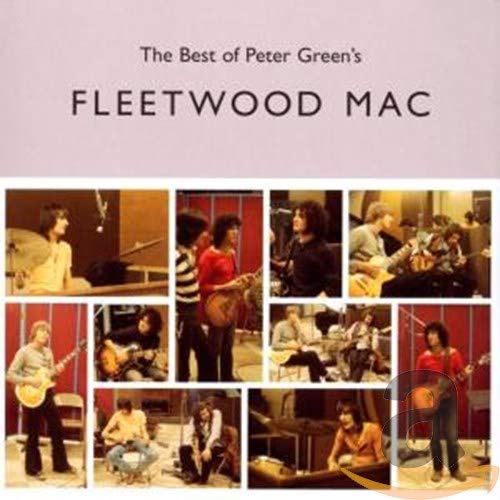 CD cover for Fleetwood Mac’s “The Best Of Peter Green’s” album, with band photos.