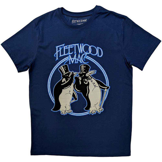 Black t-shirt with a Fleetwood Mac-inspired penguin graphic, size XX-Large.