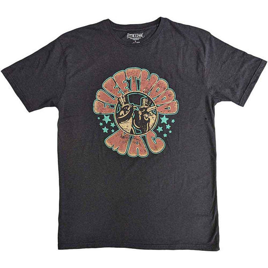 Fleetwood Mac t-shirt, small size, with stars and penguin graphic.