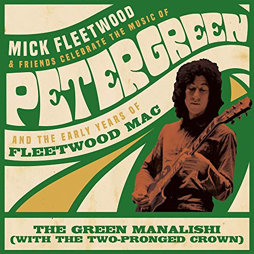 Album cover with Peter Green holding guitar, green and beige design.