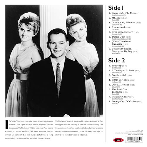 Black and white vinyl record cover featuring a trio in formal attire.