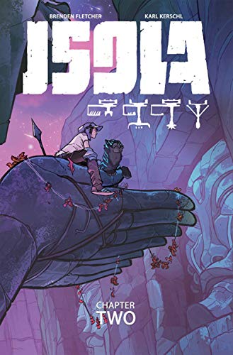 Comic book cover: rider on a large, winged creature in a rocky landscape.