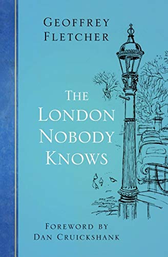 Book cover: "The London Nobody Knows" with a sketched lamppost.