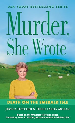 Book cover: “Murder, She Wrote: Death on the Emerald Isle” with Jessica Fletcher.