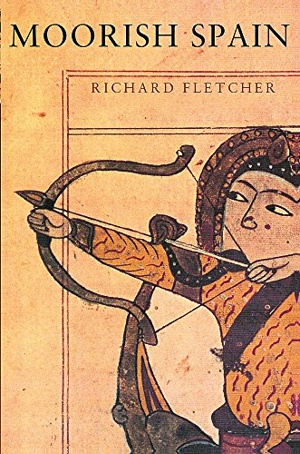 Book cover: “Moorish Spain” with illustration of archer in traditional dress.