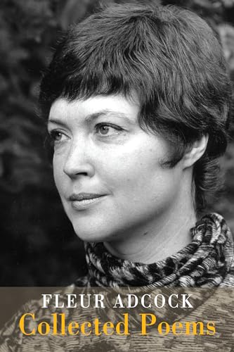 Book cover with a portrait of poet Fleur Adcock and title "Collected Poems".