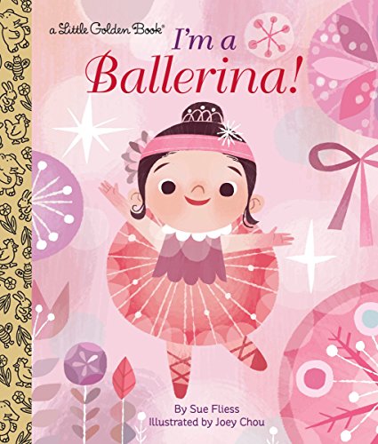 Cover of "I'm a Ballerina!" Little Golden Book, featuring a young dancer.