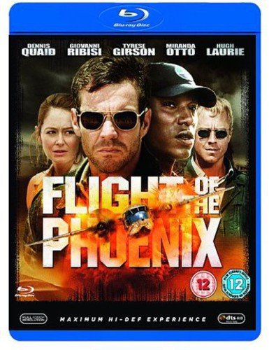 Flight of the Phoenix" Blu-ray cover featuring Dennis Quaid and Tyrese Gibson.