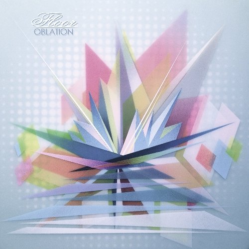 CD cover for Floor’s “Oblation” featuring abstract, colorful geometric shapes.
