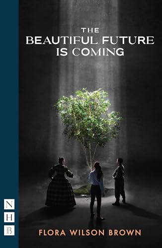 Book cover: people looking at a small tree with light shining down.