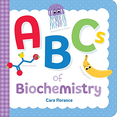 Book cover with letters A, B, C and illustrations of science concepts.