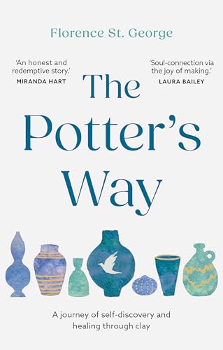 Book cover for “The Potter’s Way” with pottery illustrations.