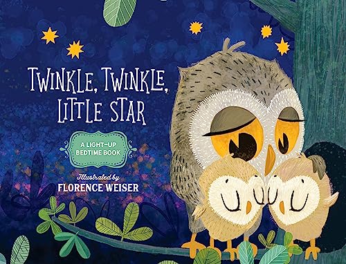 Book cover with illustration of an adult owl and two owlets.