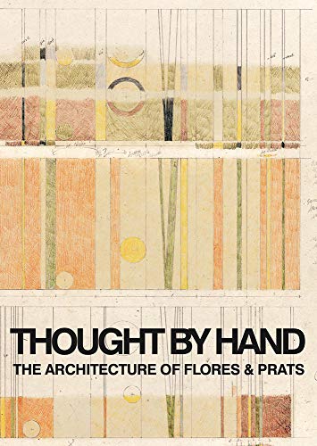 Book cover with architectural sketches and the title "Thought By Hand.
