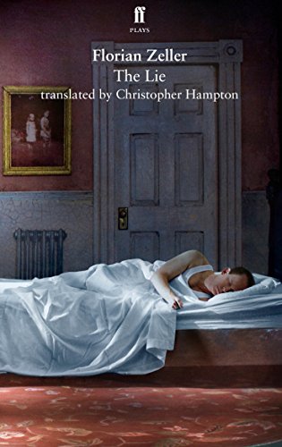 Book cover: a person in bed before a closed door and painting.