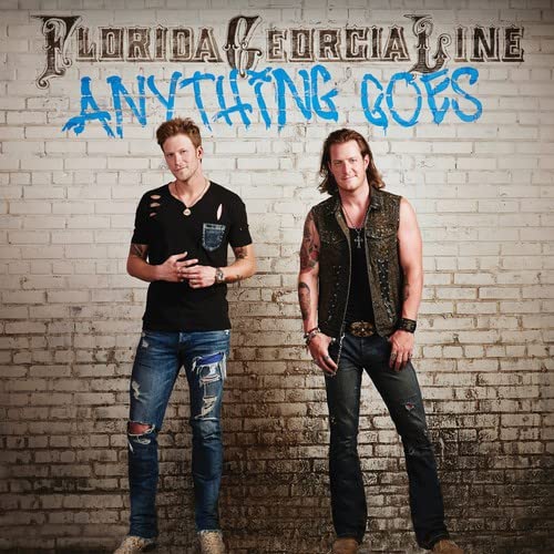 CD cover for Florida Georgia Line’s “Anything Goes” featuring two men.