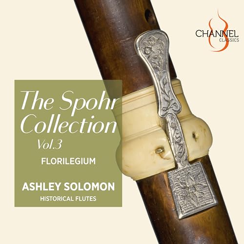 CD cover featuring a close-up of a historical flute with ornate silver keys.