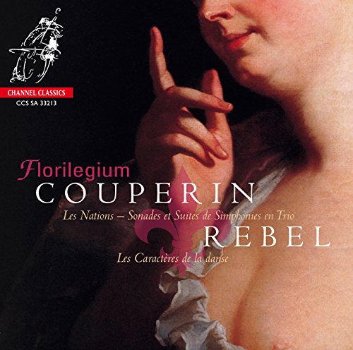 CD cover of "Florilegium - Couperin & Rebel" featuring a classical painting of a hand.