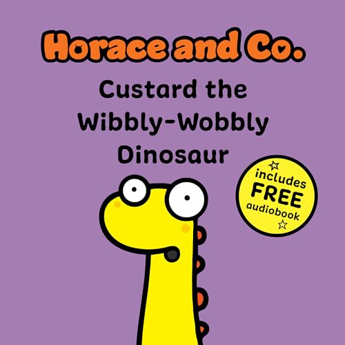Book cover featuring a yellow, cartoon dinosaur with large eyes.
