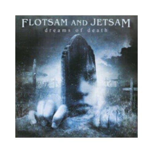 Album cover for Flotsam And Jetsam’s “Dreams Of Death” featuring a tombstone.