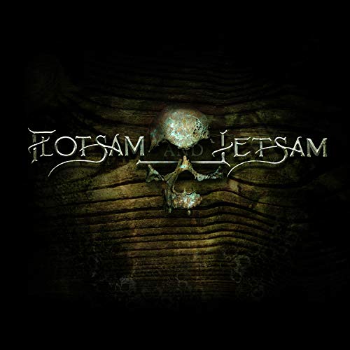 Flotsam And Jetsam album cover with a skull and ornate lettering.