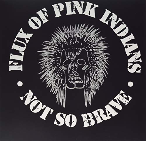 Black album cover with a white skull and mohawk design.