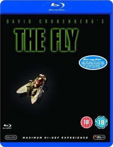 Blu-ray cover for “The Fly” featuring a fly and green title text.