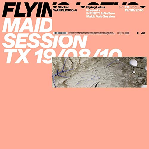 "Pink album cover with 'MAID SESSION TX 19/08/10' text and abstract image."