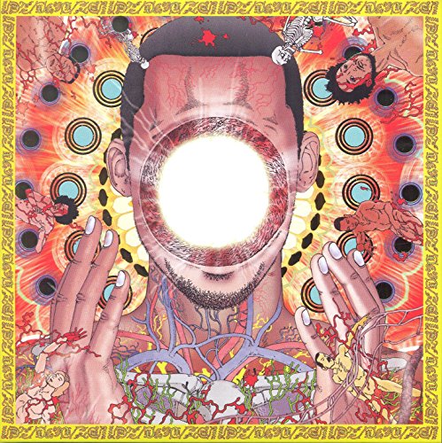 CD cover for Flying Lotus’ “You’re Dead!” featuring surreal, colorful artwork.