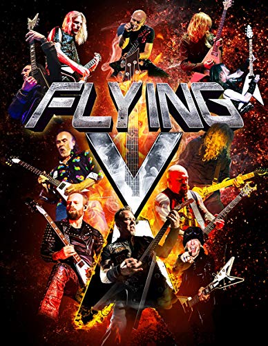DVD cover featuring multiple musicians playing guitars, with "Flying V" text.