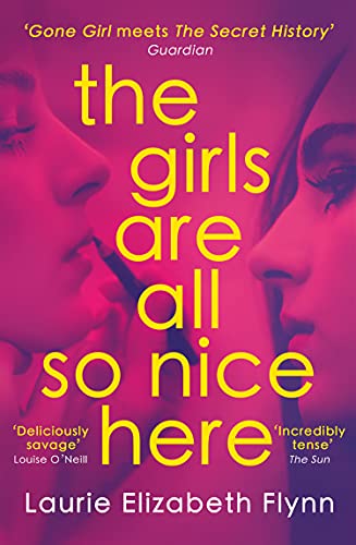 Book cover with two women applying makeup, pink and purple tones.