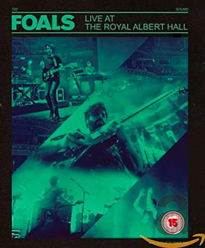 Foals band performing live on stage at Royal Albert Hall, Blu-ray.