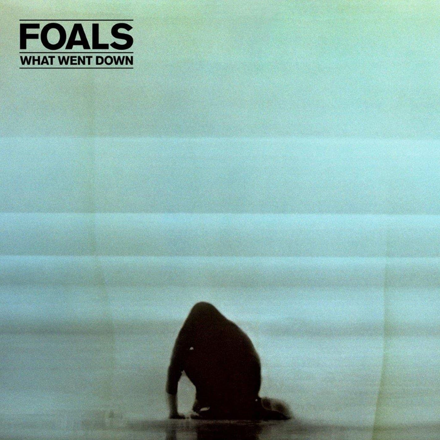 Album cover for Foals’ “What Went Down” featuring a silhouetted figure.